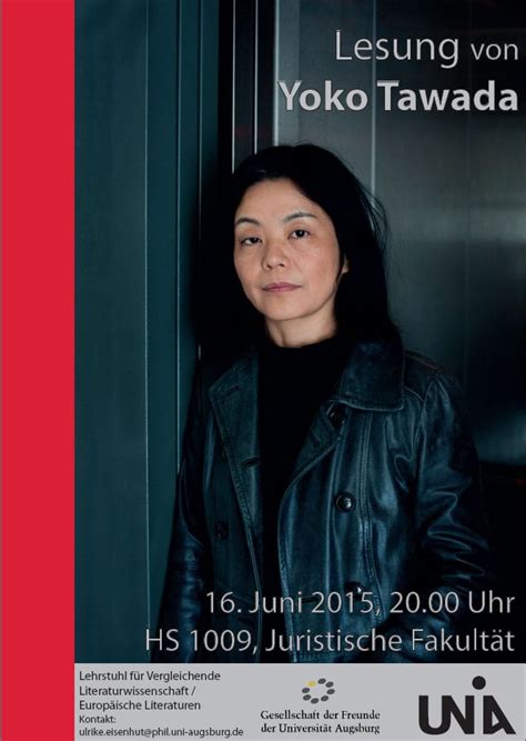 Yoko Tawada Liest Aus Ihrem Werk Die Augsburger Zeitung