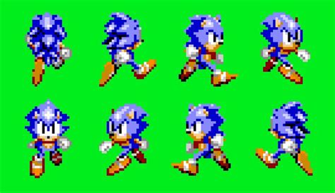 Sonic The Hedgeblog On Twitter Sonics Walking Sprites From ‘sonic