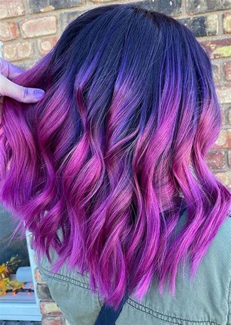Amazing Purple To Pink Hair Color Shades To Show Off In 2020 Hair