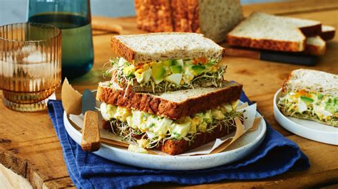 Egg And Avocado Sandwich Recipe Coles