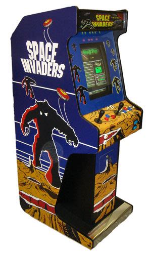 Games Voyager Upright Arcade Machine Space Invaders Cabinet Retro And