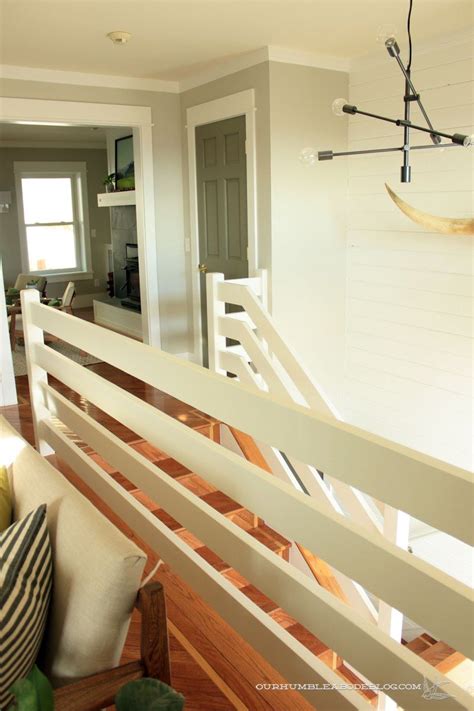 Many wood species are used to make. Horizontal-Railing-Toward-Closet-1 | Diy stair railing ...