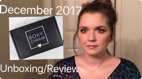 December Boxycharm Unboxing Review Youtube