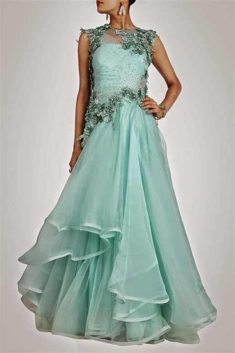 Latest Summer Indian Desinger Gown 2014 L Maxi And Gowns Dresses