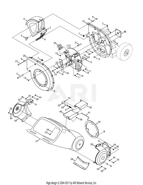 Mtd 24a 464m700 2014 Parts Diagram For Chipper Shredder Impeller And Hopper