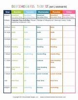 Abeka Preschool Schedule