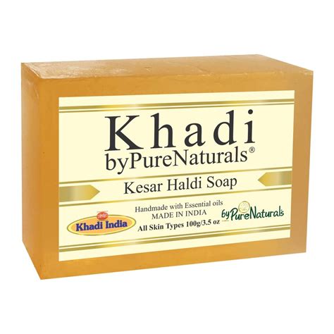 ByPureNaturals Khadi Kesar Haldi Soap 100 Gm Normal At Rs 30 Piece In