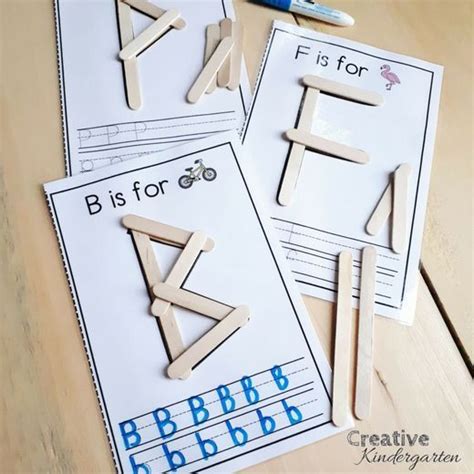 Popsicle Stick Letters A New Literacy Center For Kindergarten
