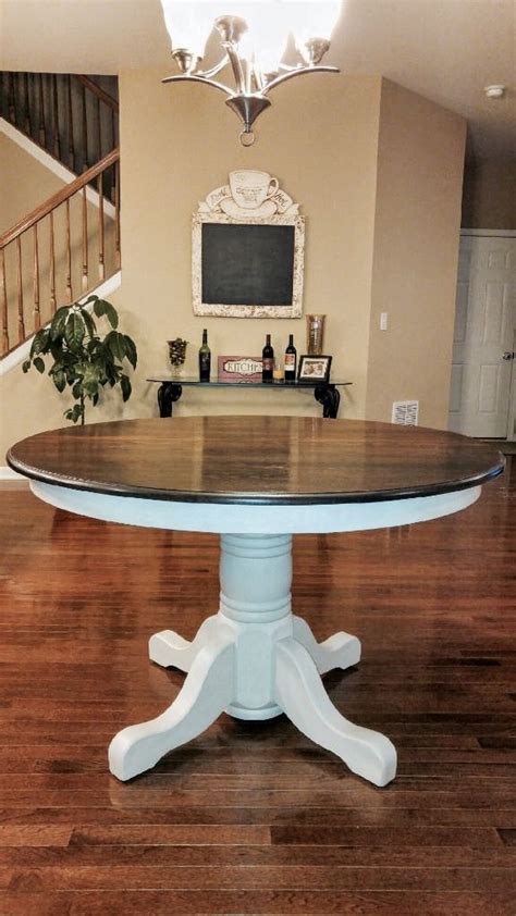 Halfway through the project, i realized how beautiful the wood underneath was and changed direction to strip and refinish the whole piece. Pin by Joe's Home on Home | Dining table makeover, Kitchen ...