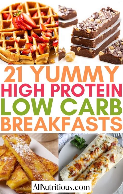 21 High Protein Low Carb Breakfast Ideas All Nutritious