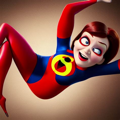 Prompthunt Pixar Render The Incredibles Christina Hendricks As Elastigirl 3 D Render Smooth