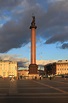 Alexander Column on Palace Square in St. Petersburg City Editorial ...