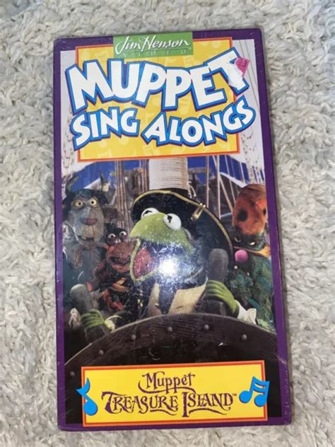 Vintage Muppet Sing Alongs Muppet Treasure Island Vhs 1996 Jim Henson