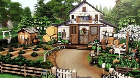 Converted Barn 100k Giveaway Closed The Sims 4 Speed Build No