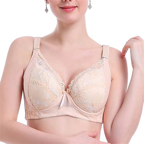 Vogue Secret Sexy Women Bra Plus Size C D E Cup Thin Padded Push Up Bra Brassiere Underwear Top