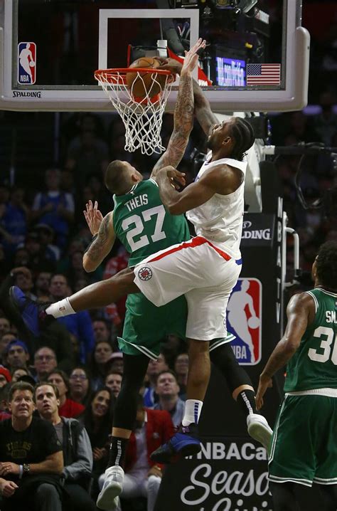 What do you want me to say? What Pros Wear: Kawhi Leonard Posterizes Daniel Theis with ...