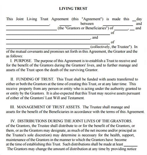 Living Will Template 8 Download Free Documents In Pdf