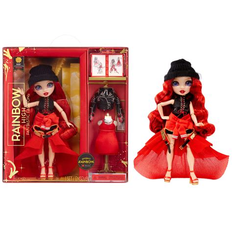 Rainbow High Fantastic Fashion Ruby Anderson Red 11” Fashion Doll Lol Surprise Official