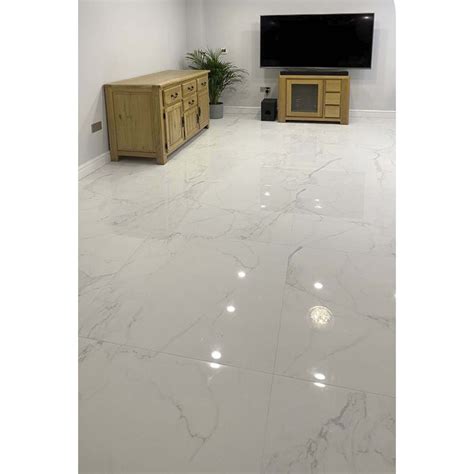 White Marble Flooring Tiles Image To U