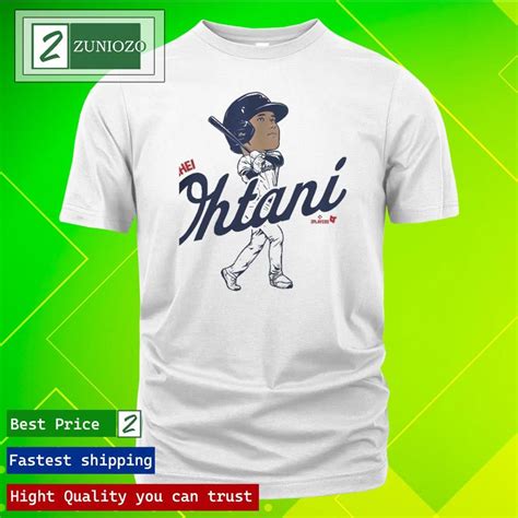 Official Shohei Ohtani Batting Caricature Los Angeles Dodgers Shirt