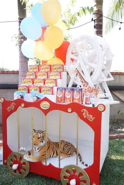fun themed treats at a circus birthday party see more party ideas at diy