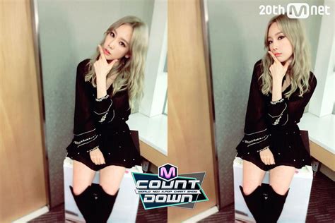 Snsd S Taeyeon And Her Cute Backstage Pictures From M Countdown Wonderful Generation