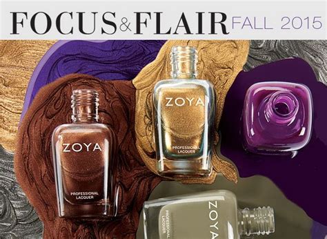 Осенняя коллекция лаков для ногтей Zoya Focus And Flair Collection Fall