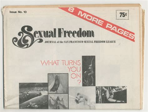 Sexual Freedom The Journal Of The San Francisco Sexual Freedom League Issue 10 Ed Stephen L