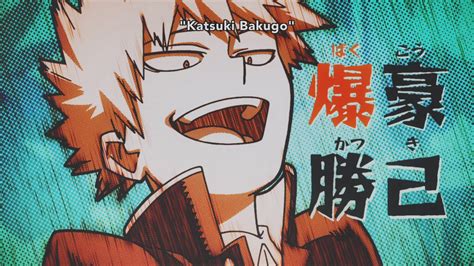 Boku No Hero Academia Katsuki Bakugo Quirk Explosion My Hero