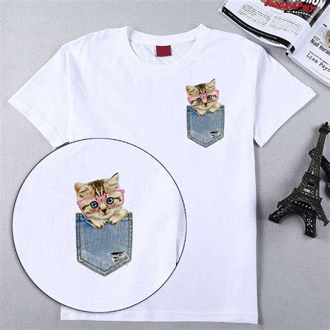 Hot Sell New Cat Patches For Clothes A Level Washable Iron On Transfers