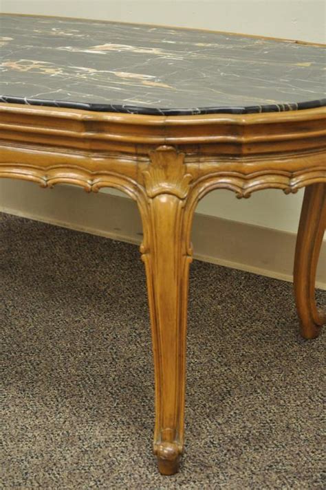 Each collection is made by a different workshop. 1930s French Louis XV or Country Style Oval Marble Top ...