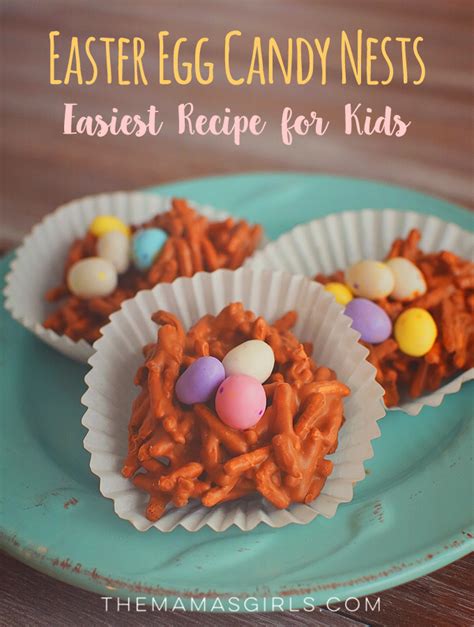 Easter Egg Candy Nests Easiest Recipe For Kids