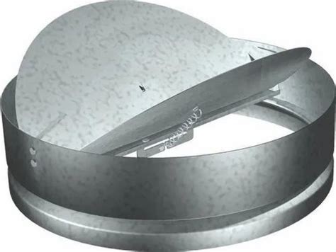 Round Stainless Steel Draft Damper For Fire Control Shape Rounded At