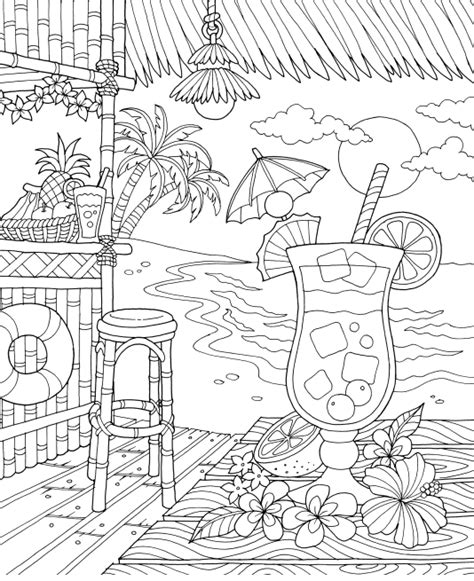 Tropical Coloring Pages To Print Coloring Pages