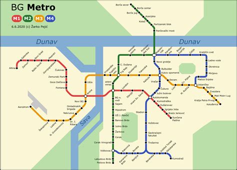 I Made Up A Metro System For Belgrade The Largest City In Europe