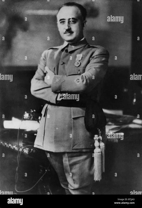 General Francisco Franco Fascist Dictator Of Spain 1949courtesy Csu