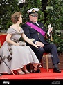 Prinz Laurent von Belgien und Prinzessin Claire von Belgien besuchen ...