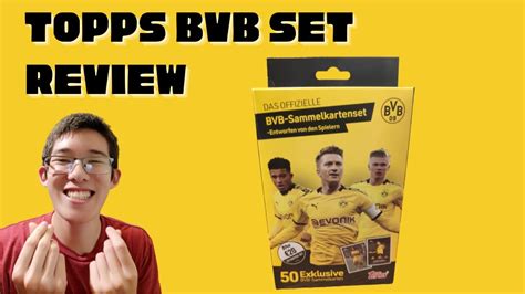 Topps Borussia Dortmund 2020 Curated Set Box Soccer Card Review Youtube