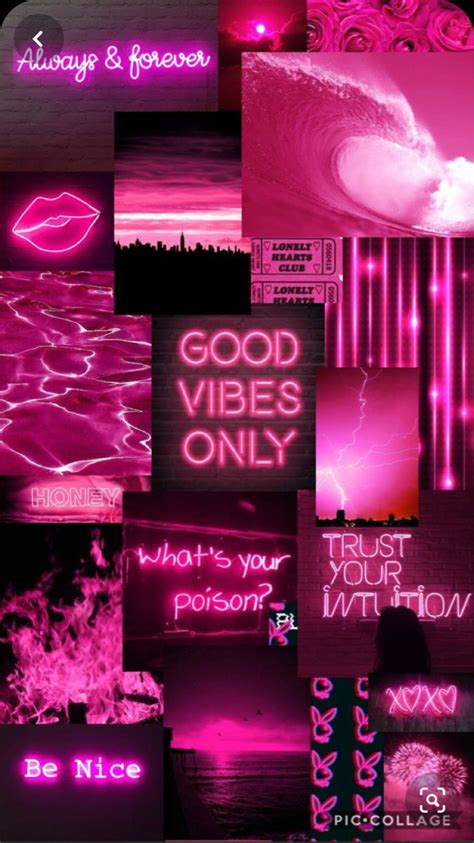 Collage Wallpaper Pink And Black Wallpaper Pretty Wallpaper Iphone
