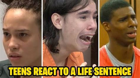 Teenage Criminals Reacting To Life Sentences Youtube