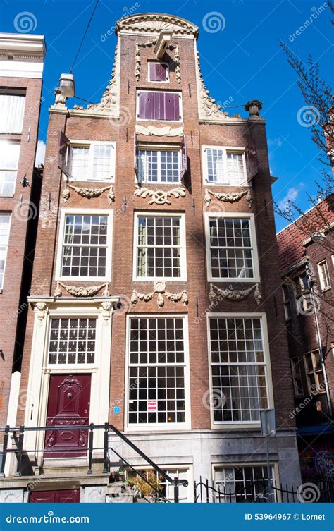 Amsterdamnetherlands April 27 Amsterdam 17th Century Architecture In