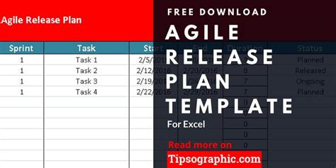 20 Release Plan Template Excel