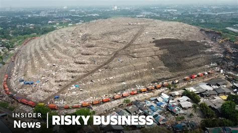 Why People Risk Their Lives At One Of The Largest Landfills In The World Risky Business Youtube