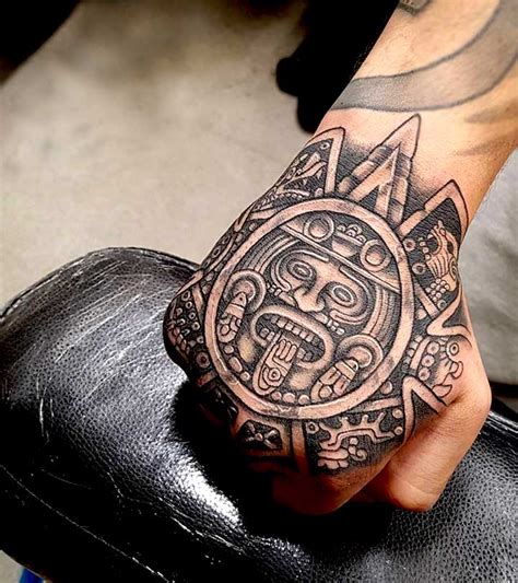 Aztec Tattoos And Symbols Cool Examples Designs And Their Meaning