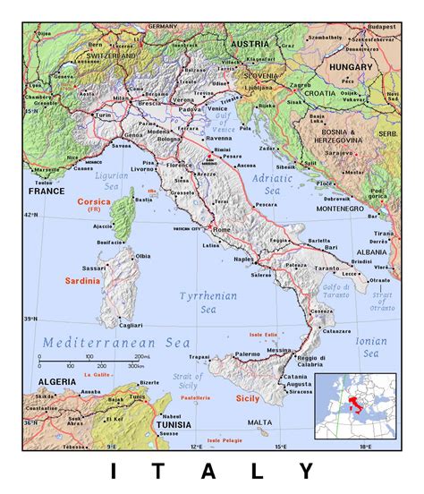 Map Of Italy Detailed Political Map Of Italy Italy De