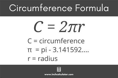 Circumference To Diameter Formula