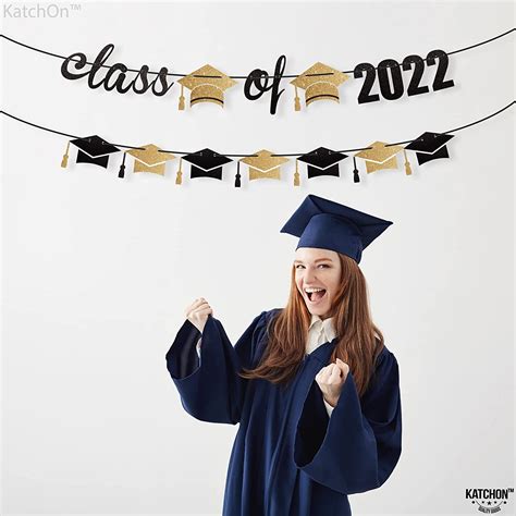 Buy Black And Gold Class Of 2022 Banner 10 Feet No Diy Graduation