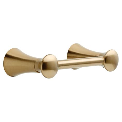 Vanities, toilets, taps, showers, accessories, baths, space and more. Delta Lahara Pivoting Toilet Paper Holder in Champagne Bronze-73850-CZ | Wall mounted toilet ...