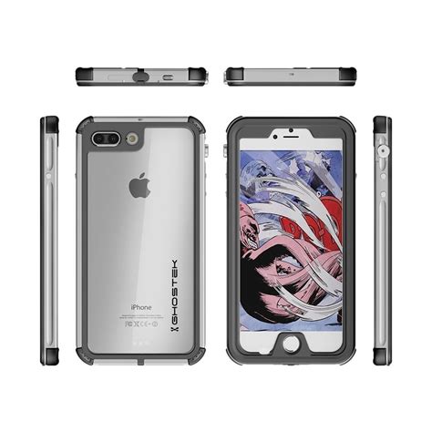 Atomic Protective Waterproof Case For Apple Iphone 7 Silverclear