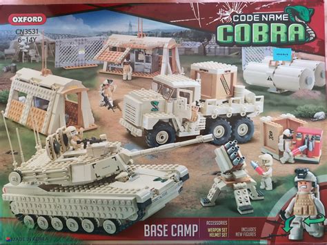 Last Set Oxford Cn3531 Army Base Camp Brick Set Lego Compatible